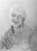 Pencil Portrait of a teenage son