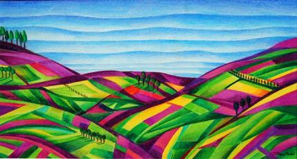 Patchwork Hillside
