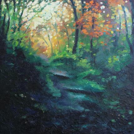 Through the woods