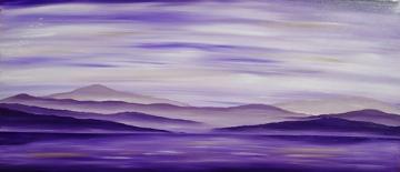 Purple Misty Mountains