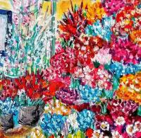 Norwich Market in the rain