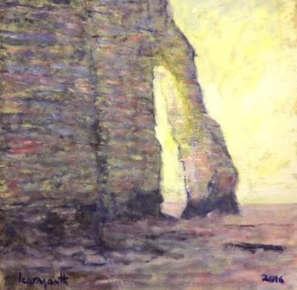 The Elephant at sunset, Etretat in Normandy        2016