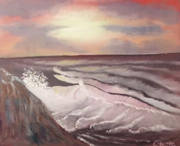 Sunset and sea