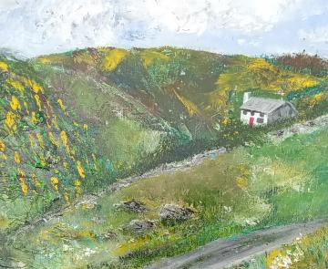 Spring Laburnums on the Preseli Hills