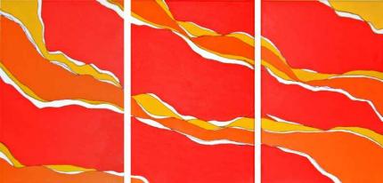 Tri-flame