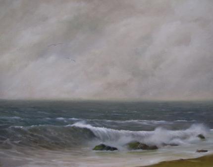 Rough Sea on the Moray Shore