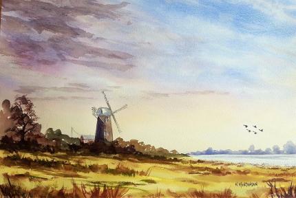 Ref A3  'Norfolk Windmill'