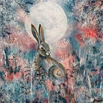 The hare and the moon