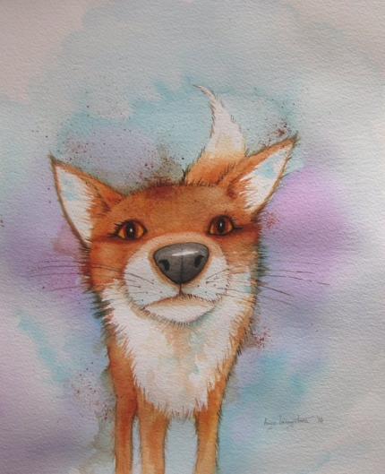 Nosey Fox A3 Print