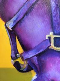 Horse In Purple And Yellow