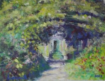 Path to Monet's front door    (2017)