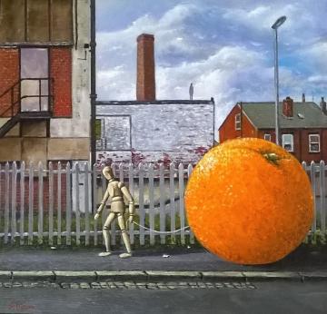 The Lay Figure walks His Orange