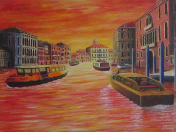Grand Canal Golden Sunset