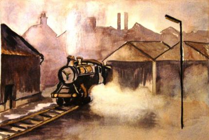 Steam Train in the Sidings