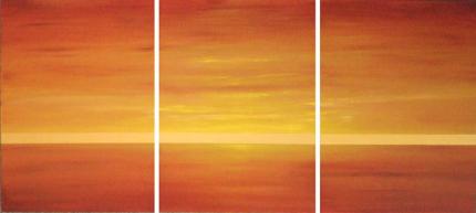 African Sunrise triptych