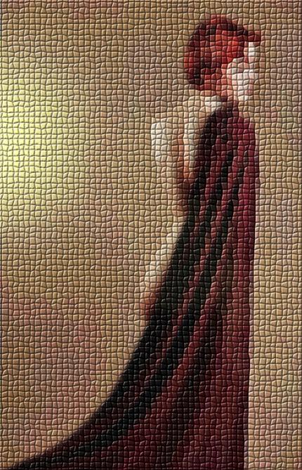 Red Riding Hood in Mosaic