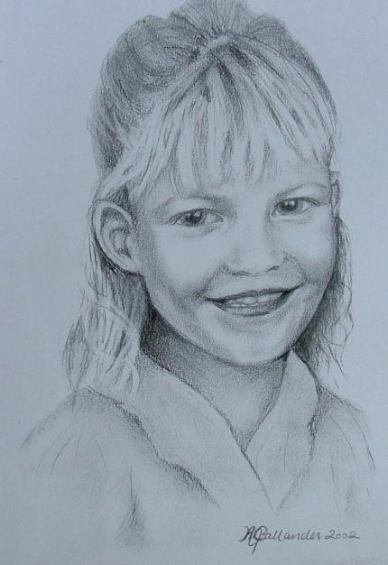 Holly - a pencil portrait