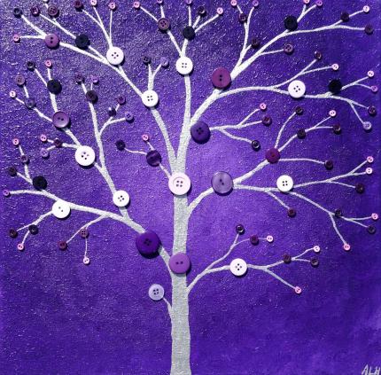 Contemporary Purple Tree
