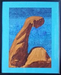 MUSCLES LIKE MOUNTAINS - FRAMED IN 17 X 21 INCH FRAME
