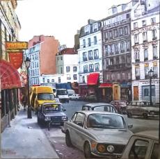 Rue Lepic, Paris.